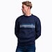 Crew neck stripe knit
