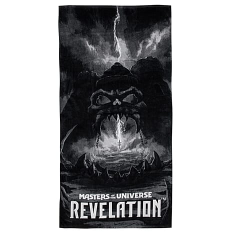 Dark Castle Grayskull 100% Cotton Beach Towel - Black
