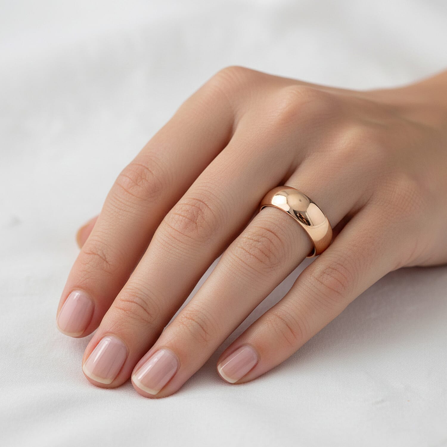 TJC 20th Birthday Deal - 9K Yellow Gold Bold Band Ring