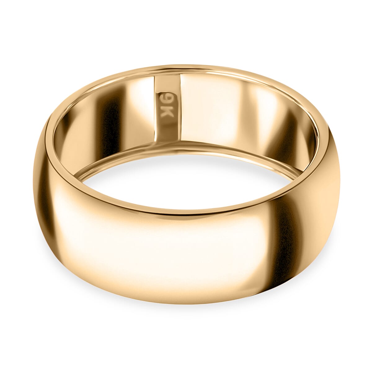 9K Yellow Gold Band Ring