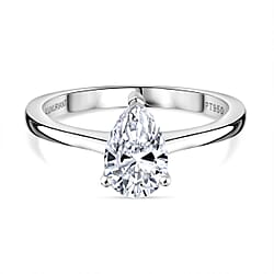 LUXURIANT 1 Carat Lab Grown Diamond Solitaire Ring in 950 Platinum