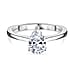 LUXURIANT 1 Carat Lab Grown Diamond Solitaire Ring in 950 Platinum
