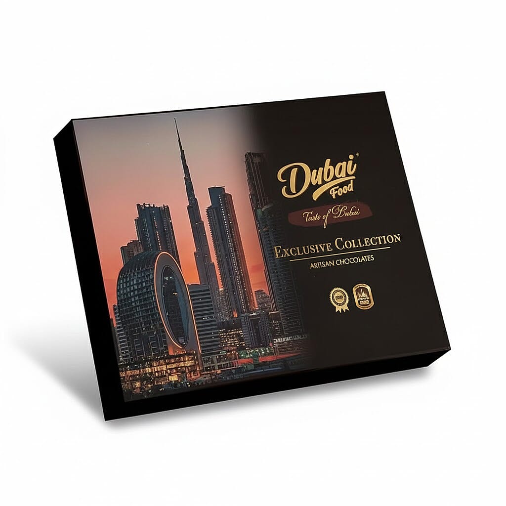 Exclusive Arabic Dubai Chocolate & Sweets Gift Box - Black