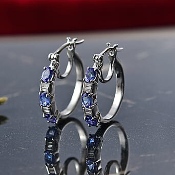https://tjcuk.sirv.com/Products/83/0/8302300/D-Joy-Tanzanite-Moissanite-Full-Hoop-Earring-in-Platinum-OverlaySterli_8302300_1.jpg?w=342&h=342