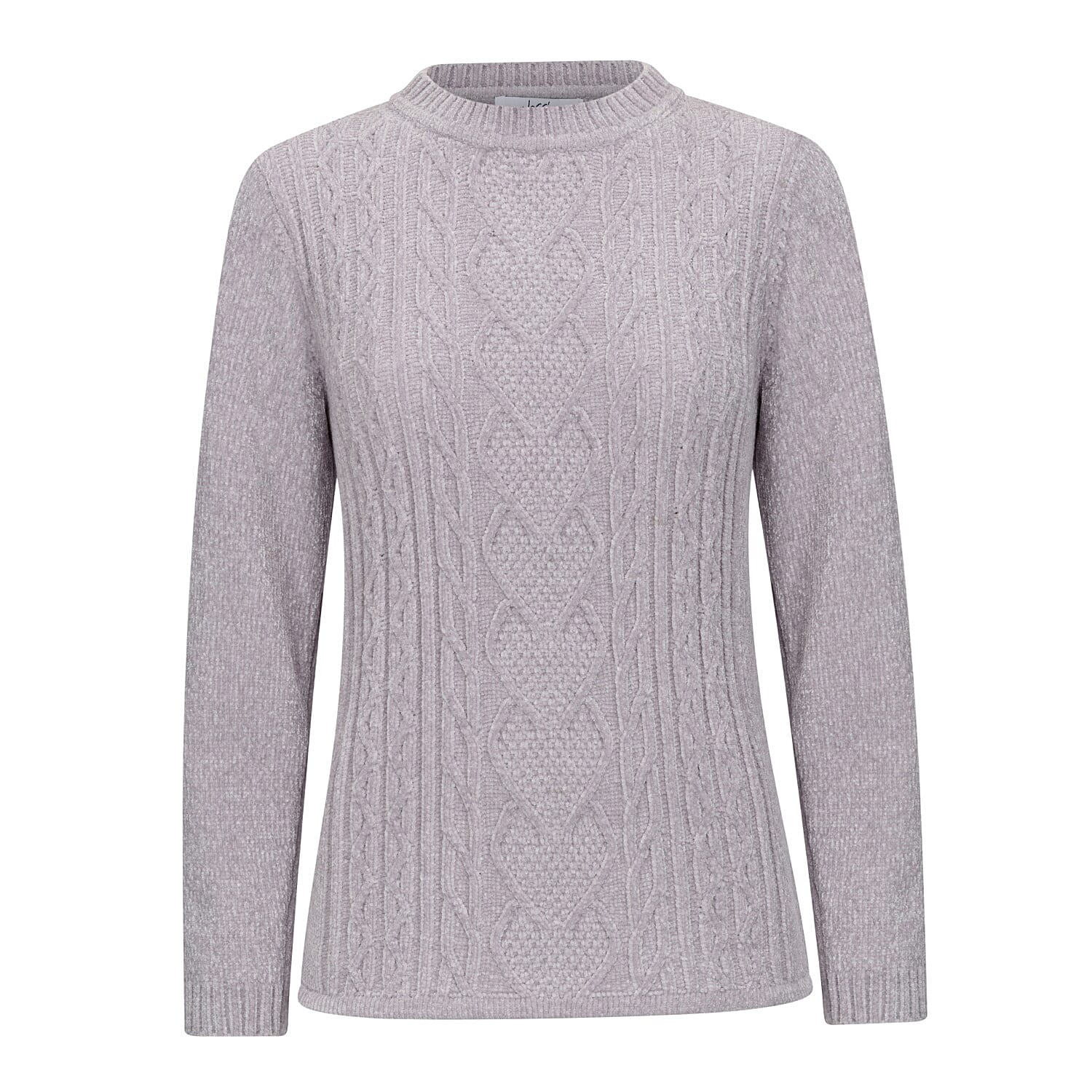 Classic Chenille Wide Cable Front Jumper 