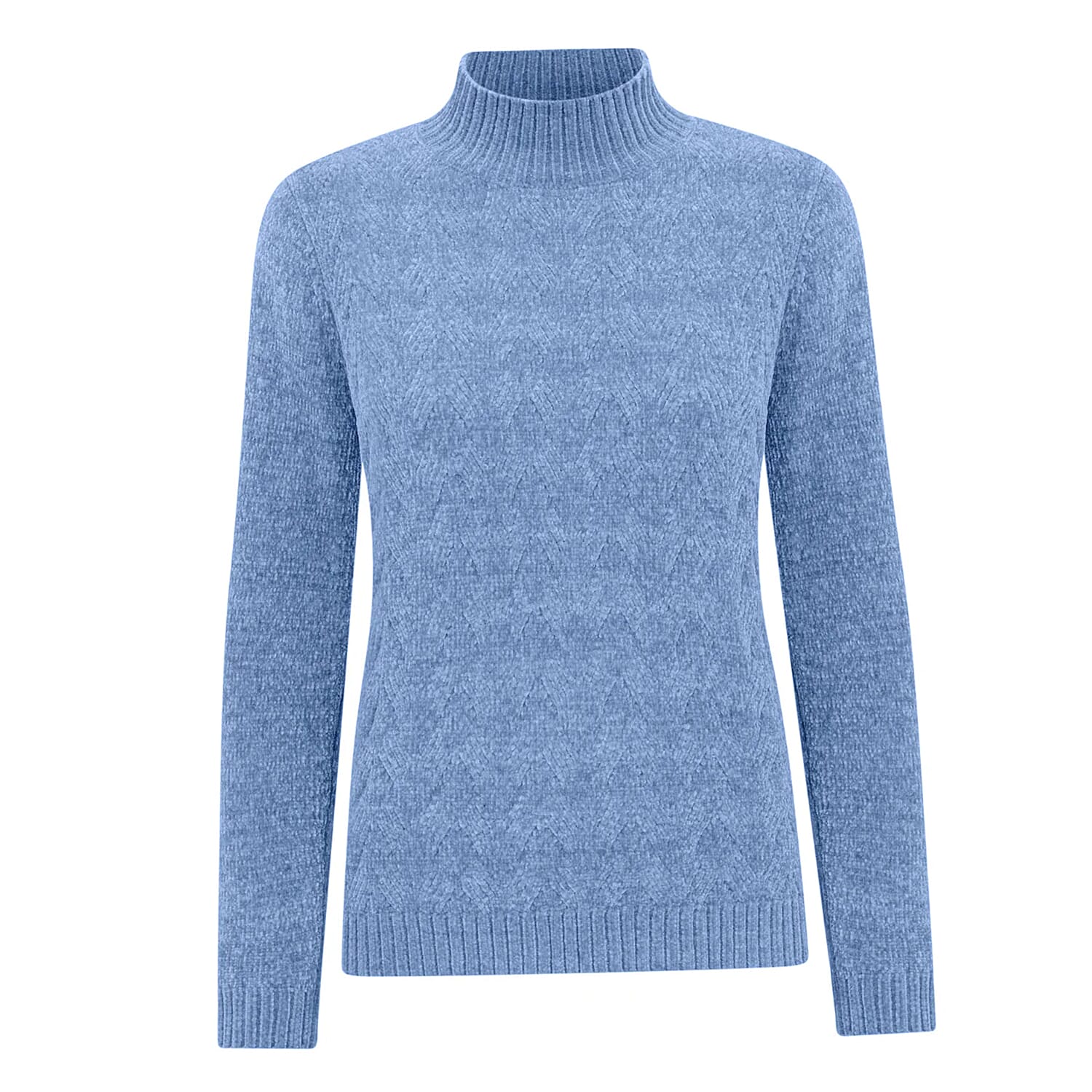 Classic Chenille Wide Cable Front Jumper 