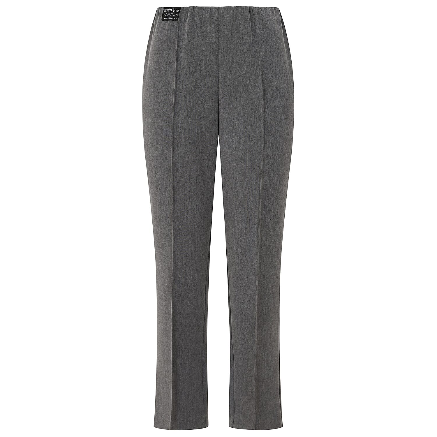 Classic Slim Leg Comfort Trouser (Size 10) - Grey