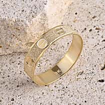 Designer Inspired 9K Yellow Gold Band Ring