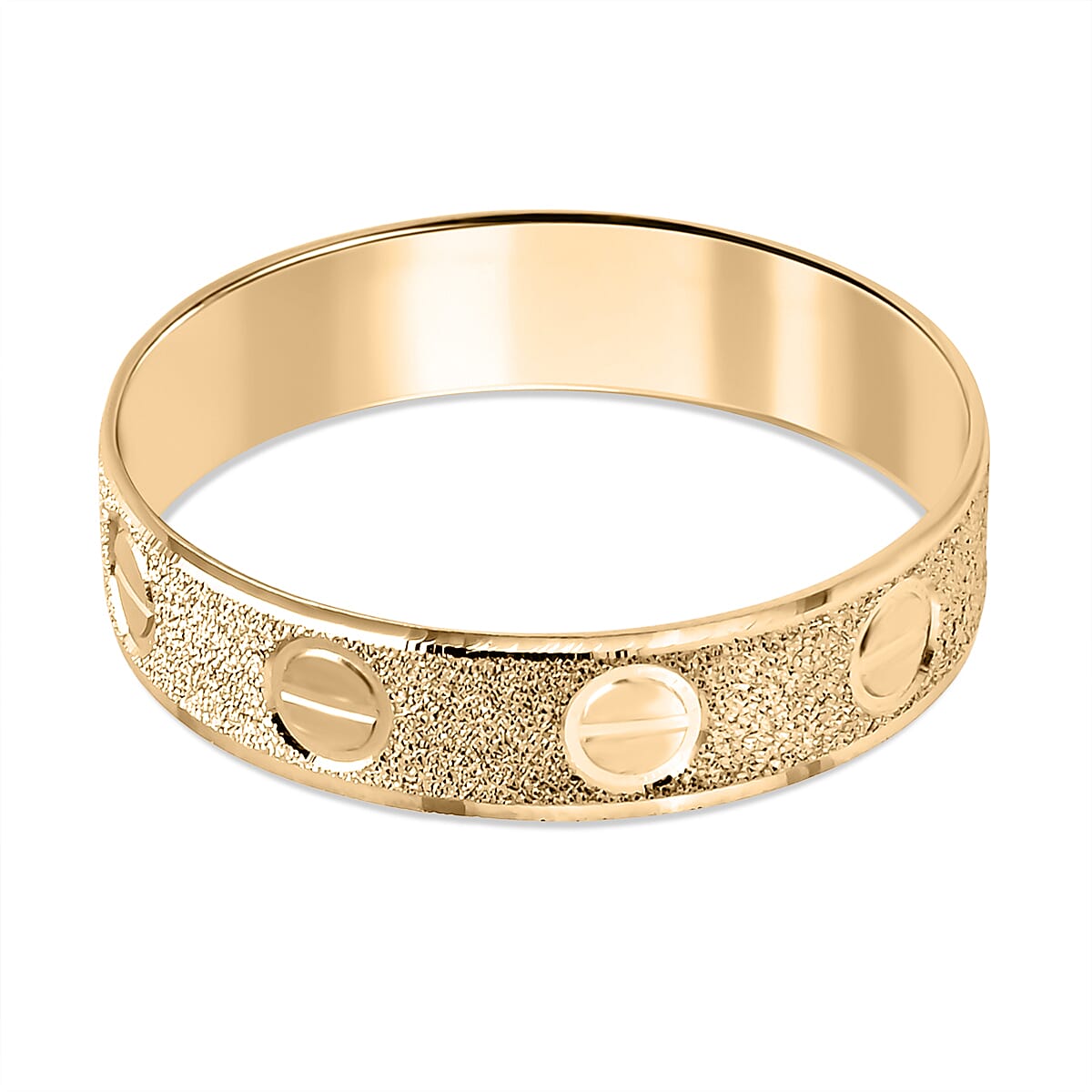 Designer Inspired 9K Yellow Gold Band Ring