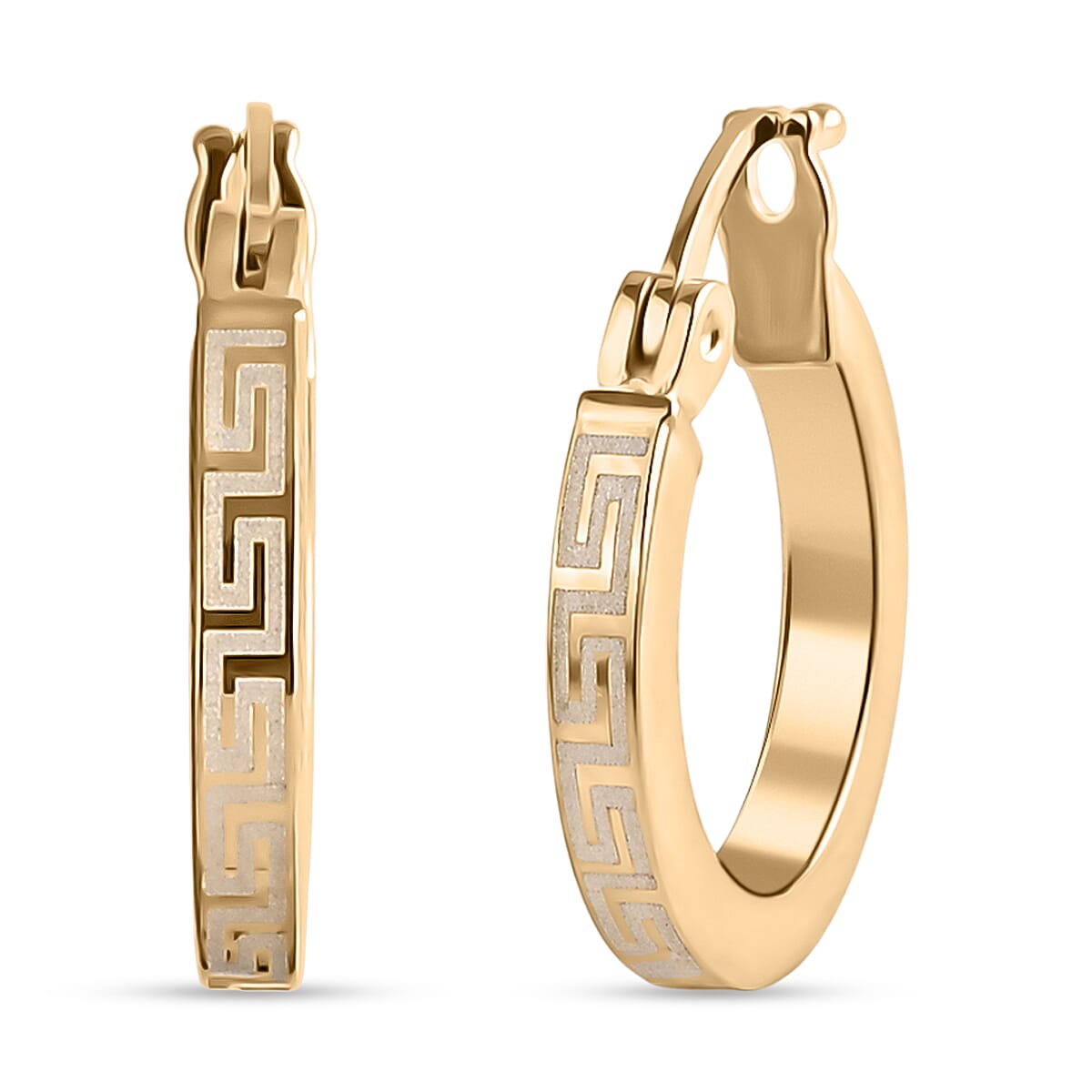Close Out Deal - 9K Yellow Gold Earring with Clasp