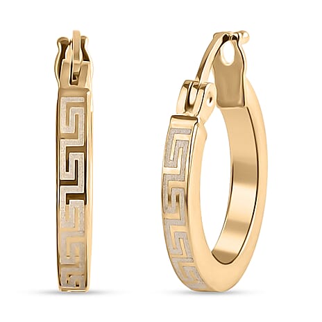 Close Out Deal - 9K Yellow Gold Earring with Clasp