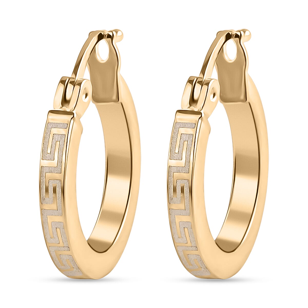 Close Out Deal - 9K Yellow Gold Earring with Clasp