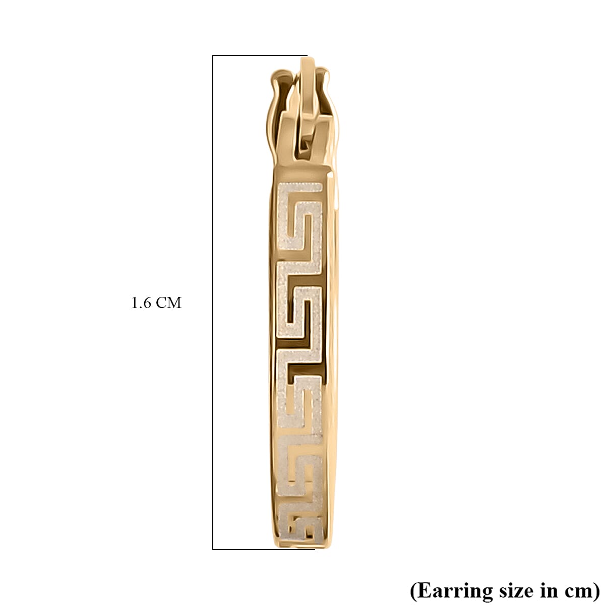 Close Out Deal - 9K Yellow Gold Earring with Clasp