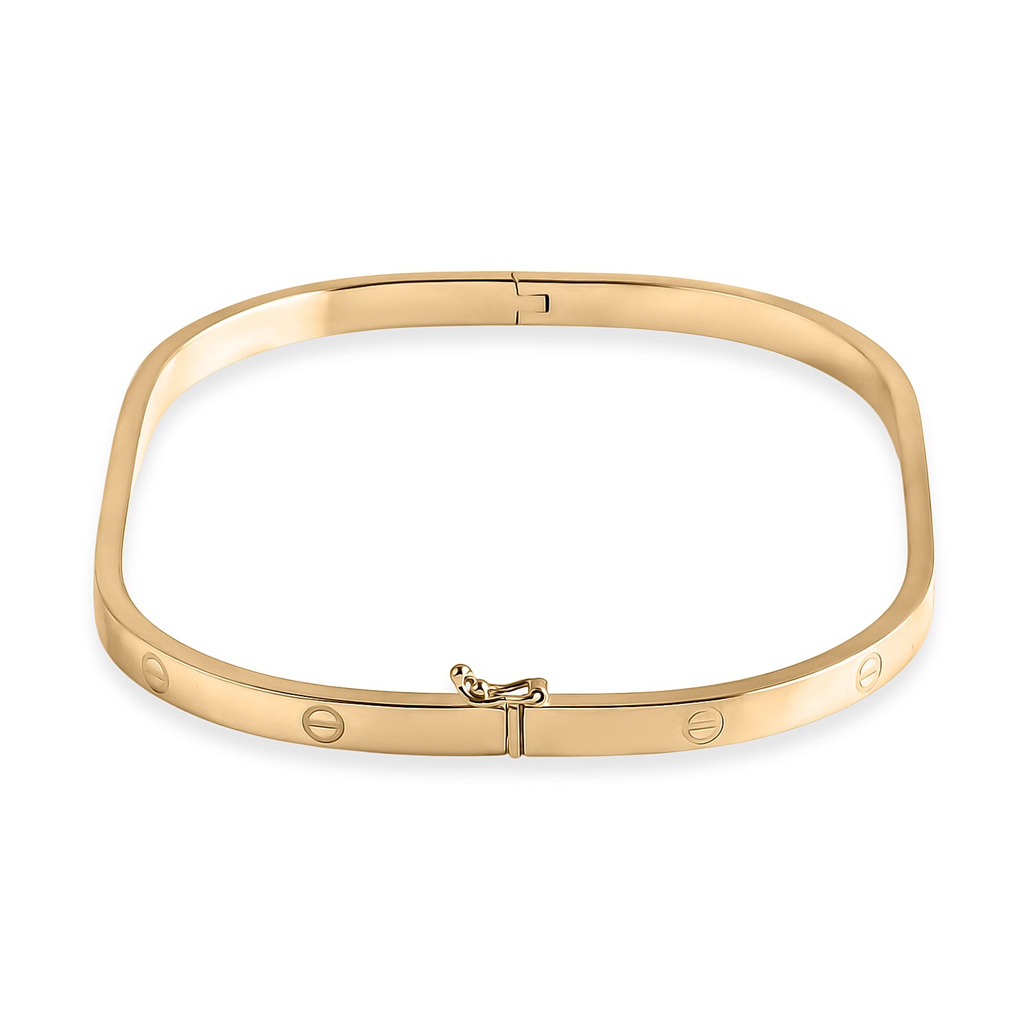 Designer Inspired - 9K Yellow Gold Bangle (Size 7.5), Gold Wt. 4.71 Gms.