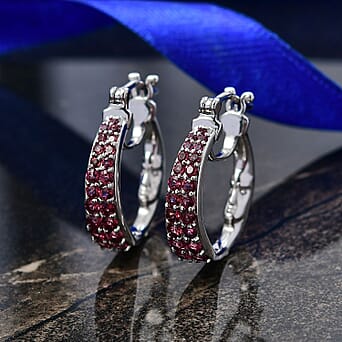 https://tjcuk.sirv.com/Products/83/0/8302714/GP-Orissa-Rose-Garnet-Blue-Sapphire-Full-Hoop-Earring-in-Rhodium-Overl_8302714_1.jpg?w=342&h=342