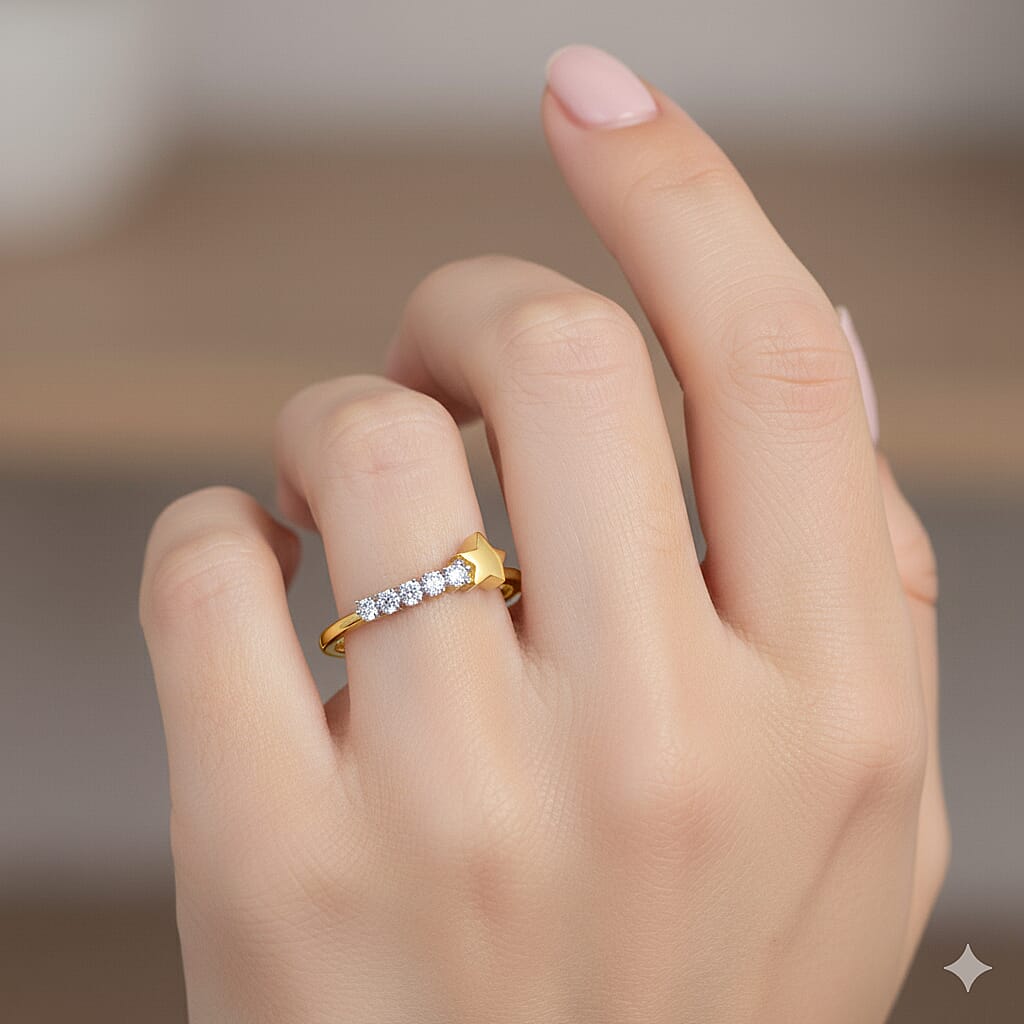 Luxuriant Lab Grown Diamond Ring in 0.160 Ct.