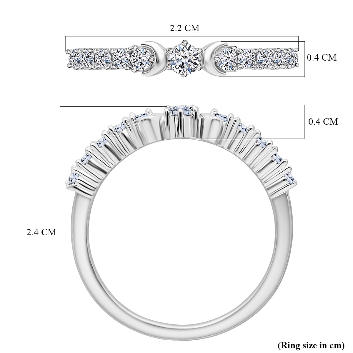 Luxuriant Lab Grown Diamond Ring in 0.330 Ct.