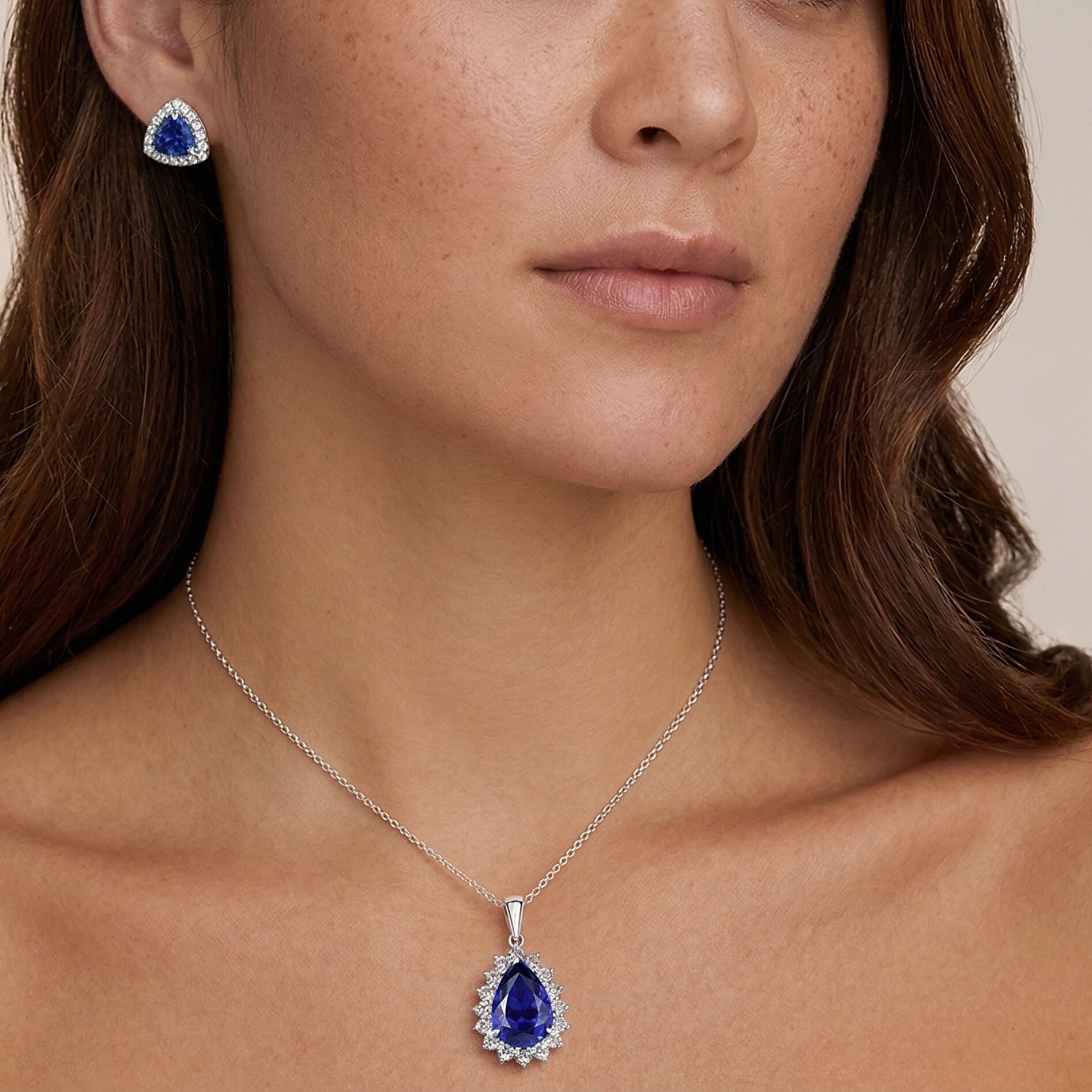 Managing Director Special Rhapsody 11.3 ct. AAAA Tanzanite & Natural Diamond (VS/EF) Solitaire Halo Pendant in 950 Platinum