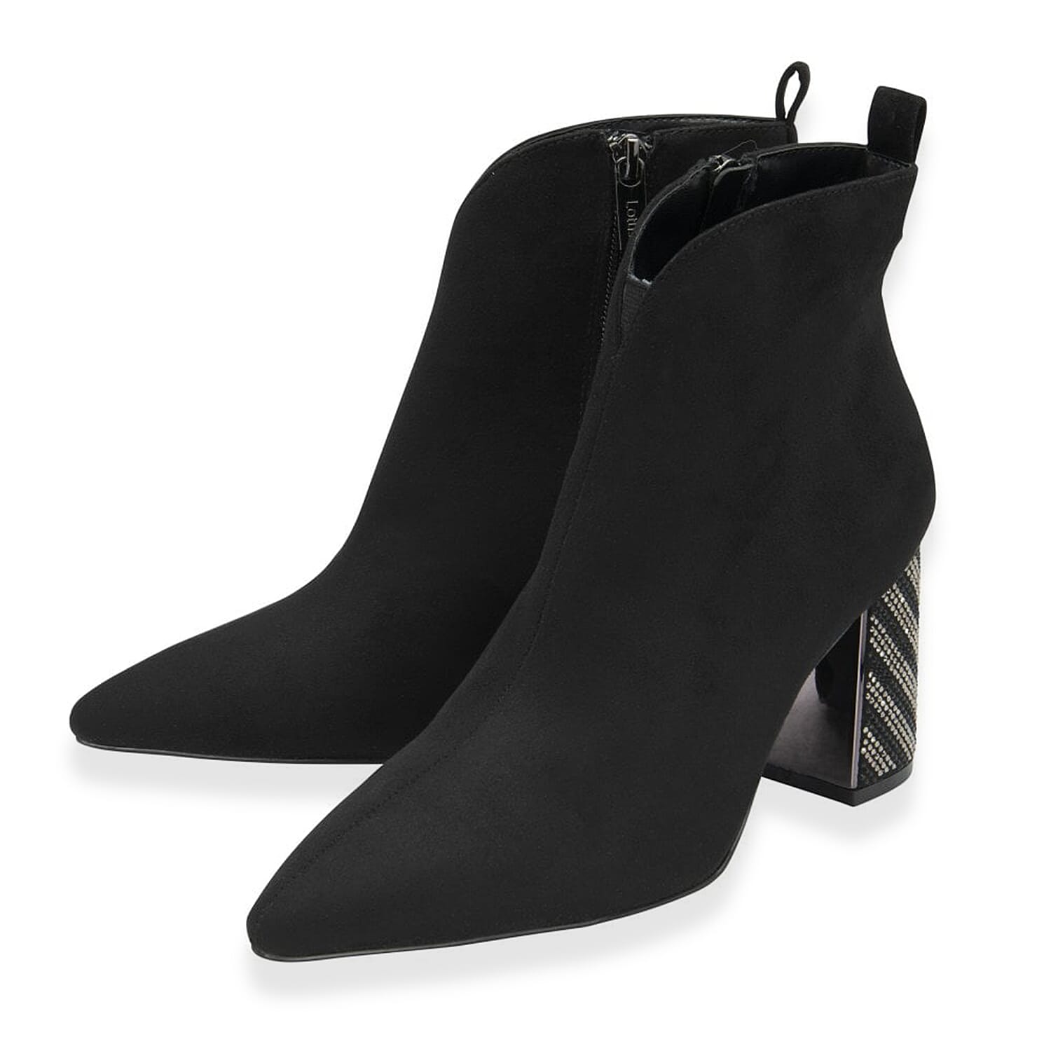 Lotus Lori Pointed Toe Ankle Boots 