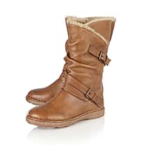 Lotus Women Jolanda II Mid-Calf Slouch Boots (Size 3) - Tan
