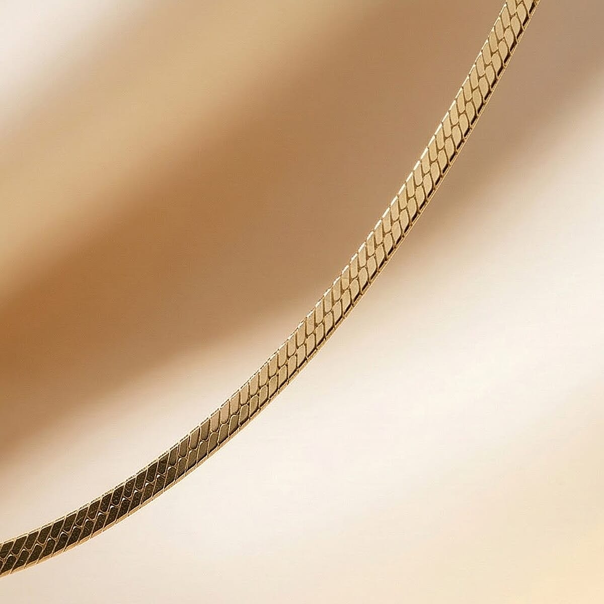 Maestro Collection - 9K Yellow Gold Necklace (Size 18) with Spring Ring Clasp & Magnetic Lock