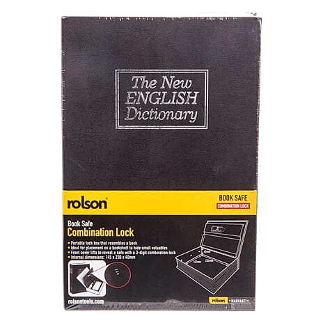 Combination Book Safe Box