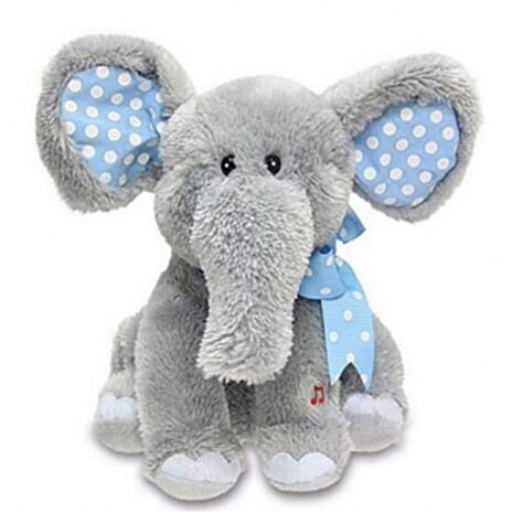 Cuddle Glower Elliot Elephant Soft Toy - Sky Blue