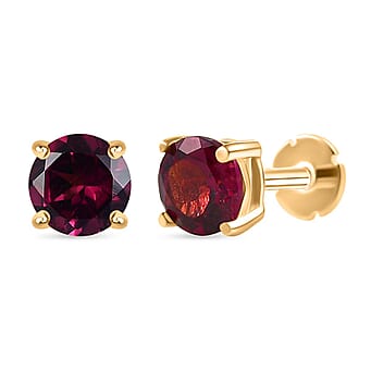 https://tjcuk.sirv.com/Products/83/0/8305353/Rhodolite-Garnet-Earring-in-18K-YG-VermeilSterling-Silver-1-268-Ct_8305353.jpg?w=342&h=342
