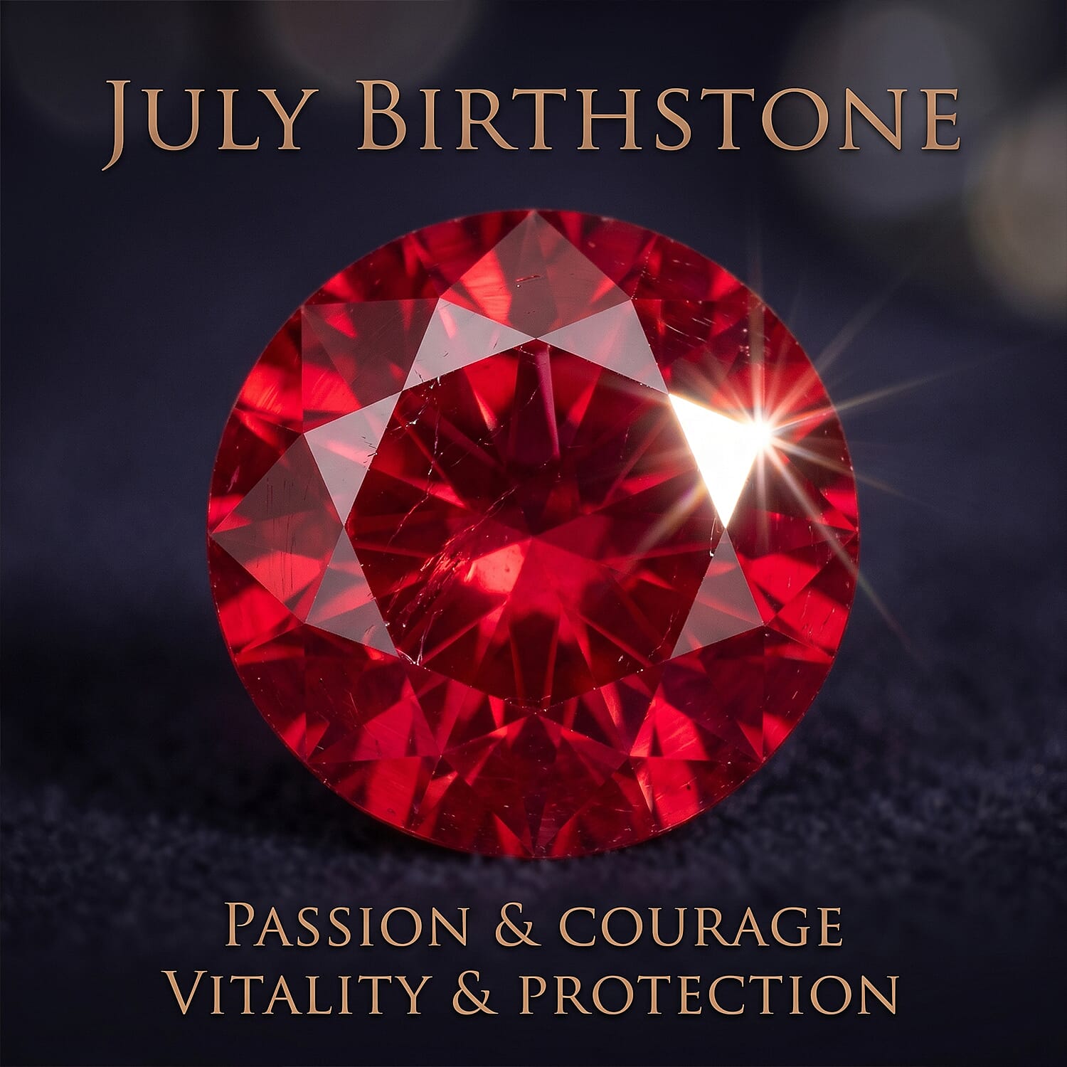 African Ruby Earring with Screw Back in 18K Vermeil Yellow Gold Plated Sterling Silver 1.46 Ct.