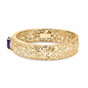 https://tjcuk.sirv.com/Products/83/0/8305404/EverTrue-African-Amethyst-Bangle-Size-7-5-in-Yellow-Gold-Tone-4-58-Ct_8305404_3.jpg?w=342&h=342