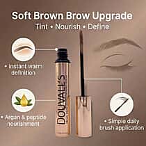 Douvalls Argan Brow Tinted Growth Serum - Dark Brown