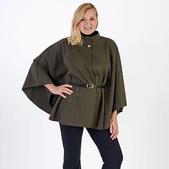 https://tjcuk.sirv.com/Products/83/0/8305987/Pure-And-Natural-Classic-Cape-With-Belt-One-Size-Khaki_8305987.jpg?w=342&h=342