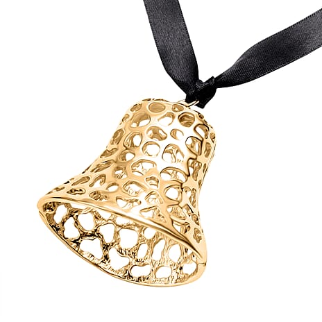 RACHEL GALLEY Bell Charm in Yellow Gold Tone