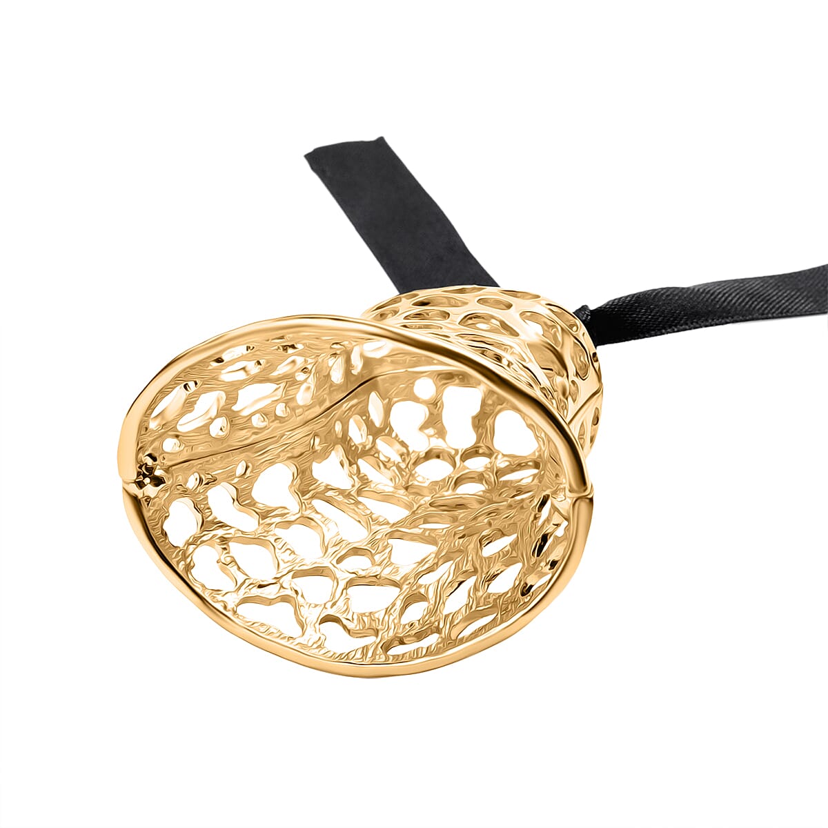 RACHEL GALLEY Bell Charm in Yellow Gold Tone