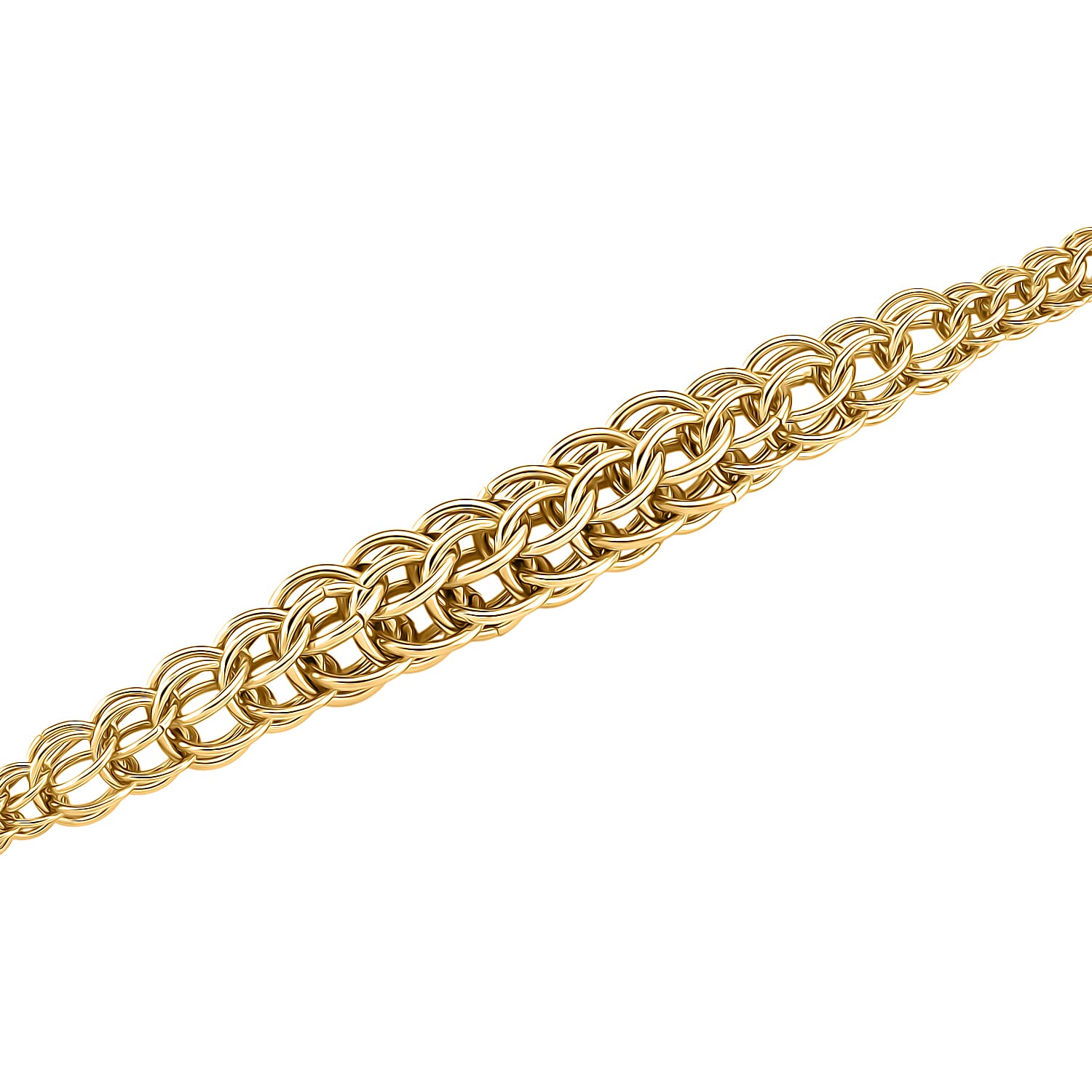 Designer Inspired Graduated Necklace (Size - 18 - 2 Ext) with Lobster Clasp in Yellow Gold Plated