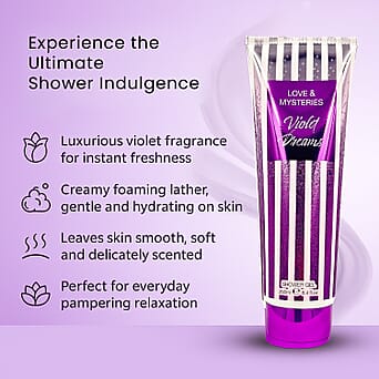 https://tjcuk.sirv.com/Products/83/0/8306396/Laurelle-Violet-Dreams-Shower-Gel-250ml-Body-Wash_8306396_1.jpg?w=342&h=342