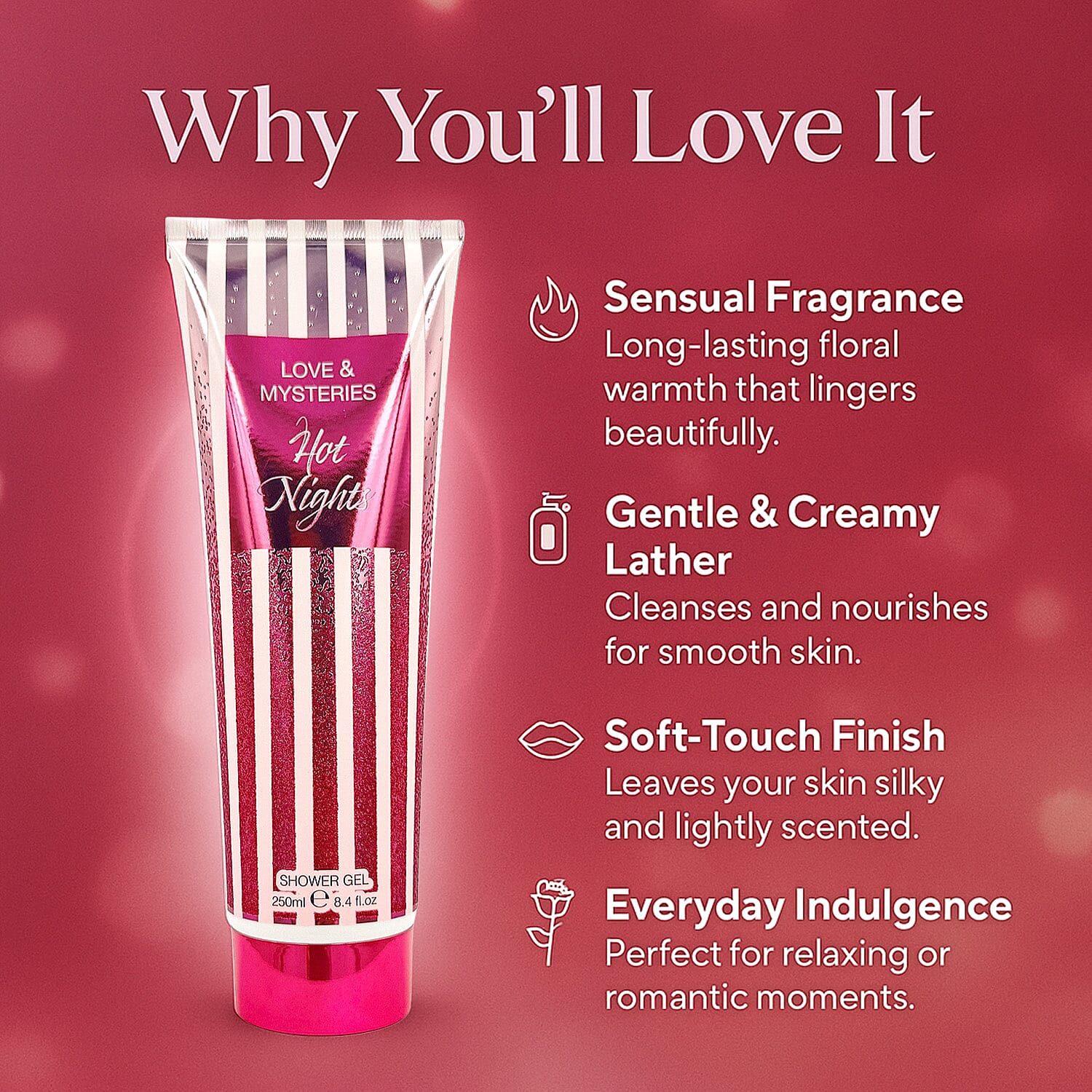 Laurelle Hot Nights Shower Gel - 250ml