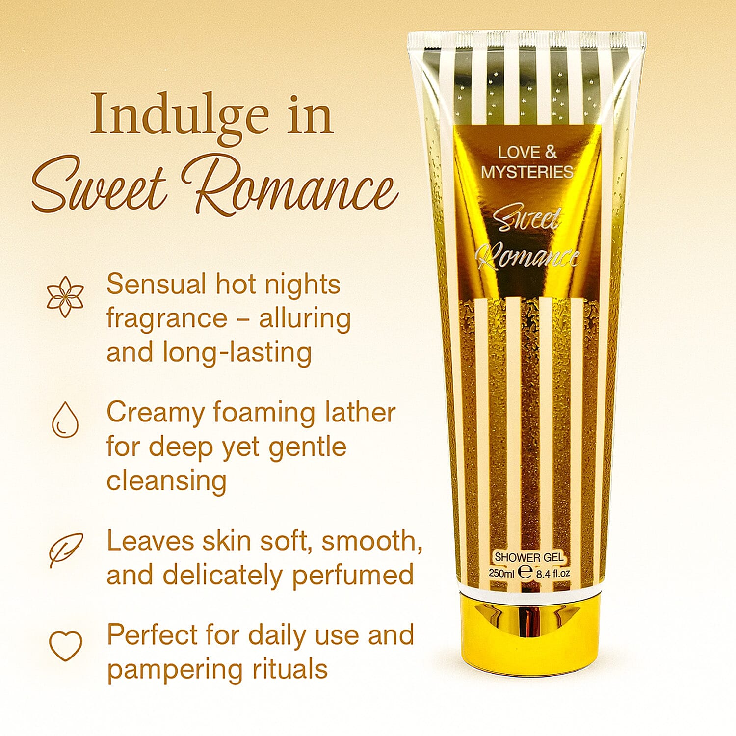 Laurelle Sweet Romance Shower Gel - 250ml