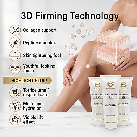 Collagen Re-Inforce 3D Lift Body Cream - 3 x 240ml