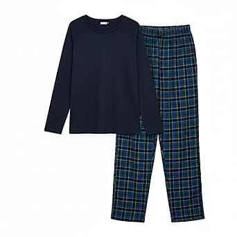 https://tjcuk.sirv.com/Products/83/0/8307551/Essential-Sleepwear-Mens-Waffle-T-Shirt-with-Check-Flannel-Lounge-Pant_8307551.jpg?w=342&h=342