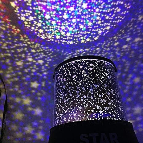 Star Projector Night Light - Black