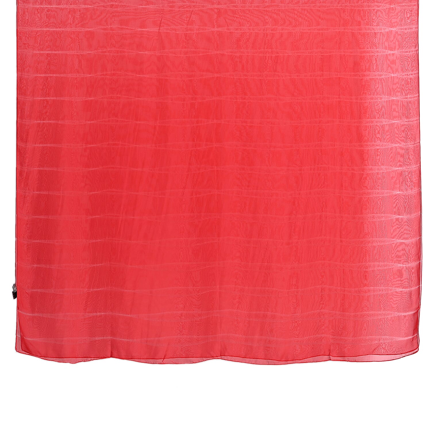 La Marey 100% Mulberry Silk Scarf (177 x 110 cm) - Red