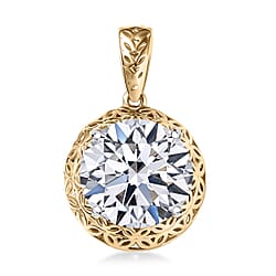 LUXURIANT 2 Ct. Lab Grown Diamond Solitaire Pendant in 9K Gold