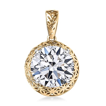 LUXURIANT 2 Ct. Lab Grown Diamond Solitaire Pendant in 9K Gold LUXURIANT 2 Ct. Lab Grown Diamond Solitaire Pendant in 9K Gold