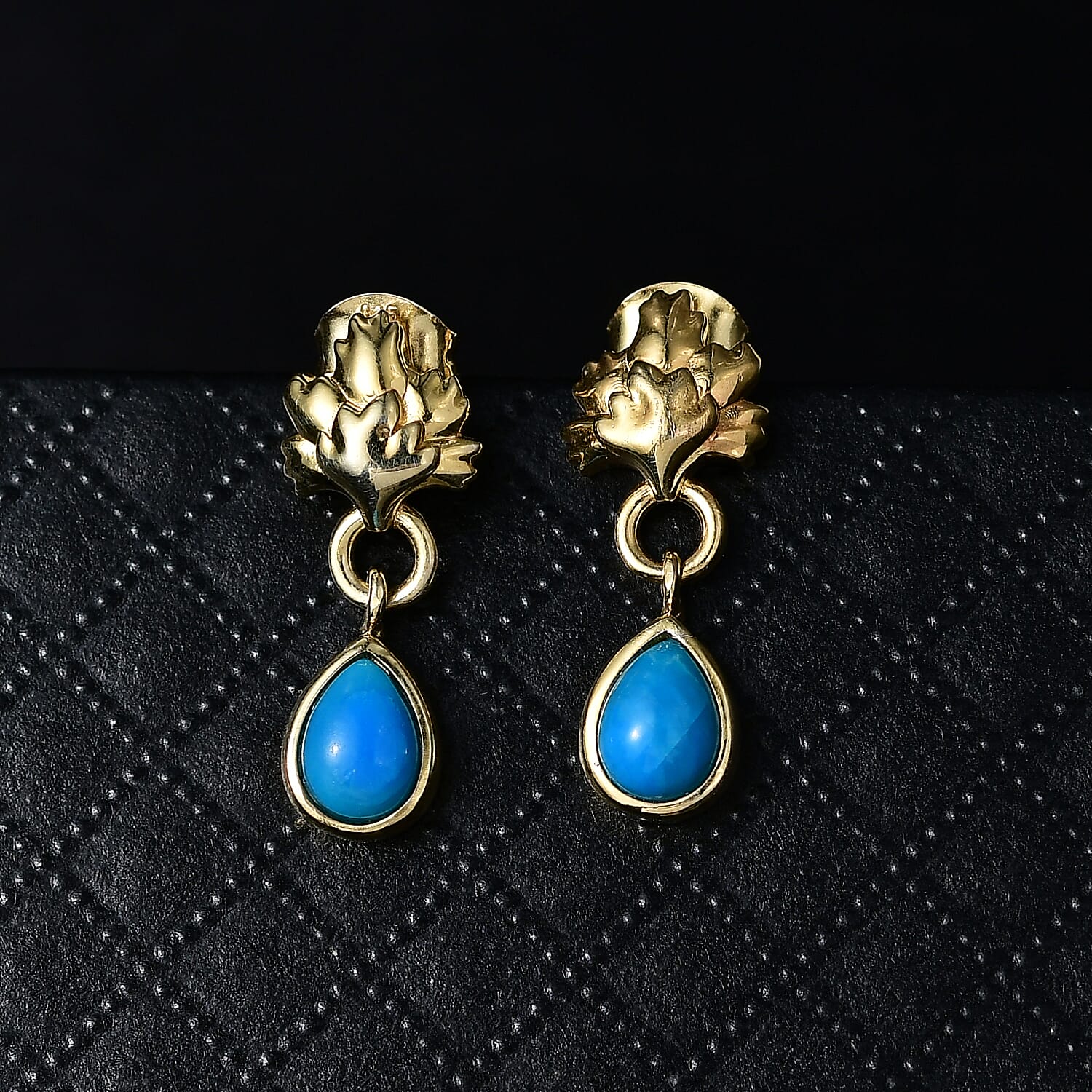 EverTrue Opalina Dangling Earring Pure Yellow Brass  1.168  Ct.