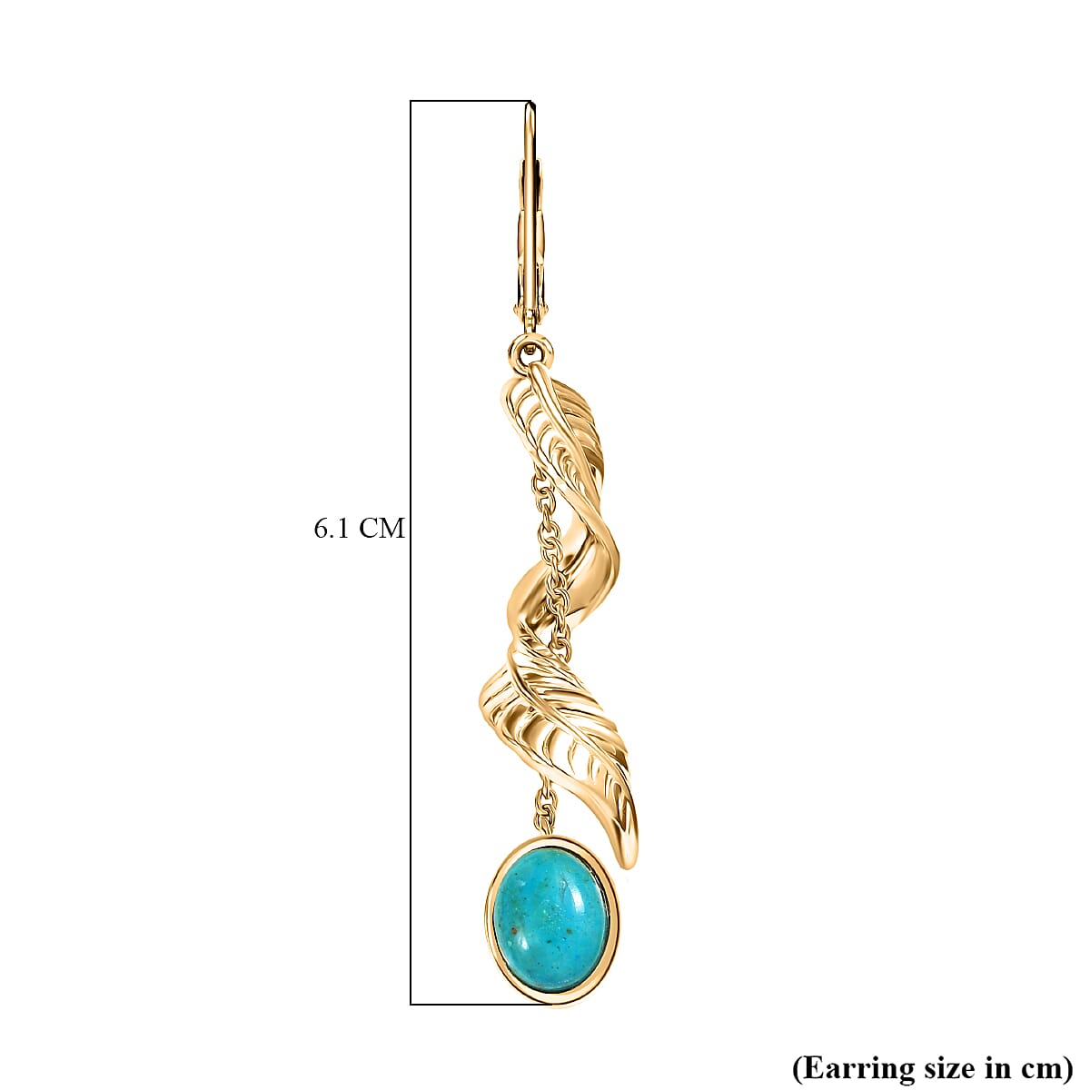 EverTrue Opalina Fancy Earring Pure Yellow Brass  3.448  Ct.