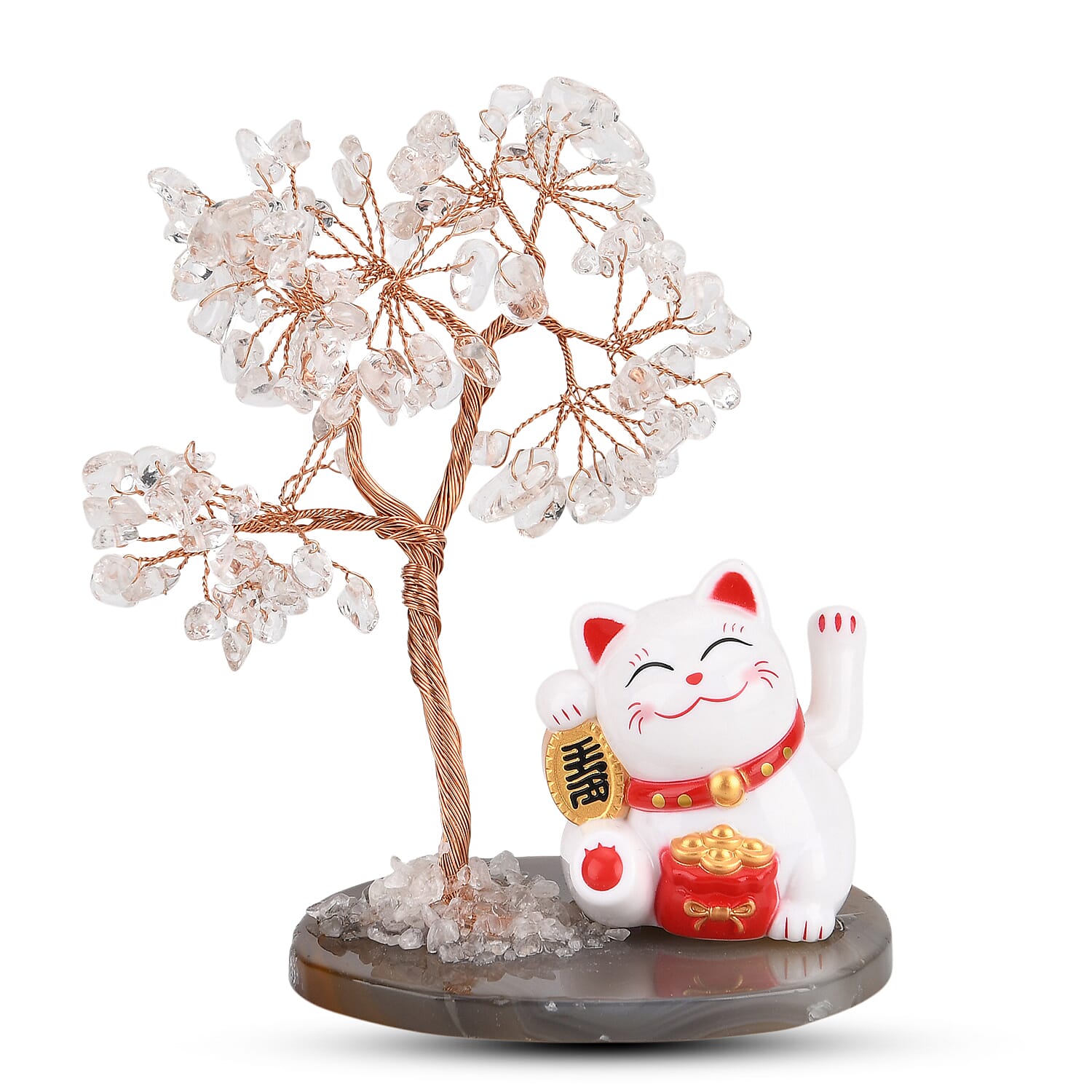 Showpiece (Size - One Size) - White & Purple