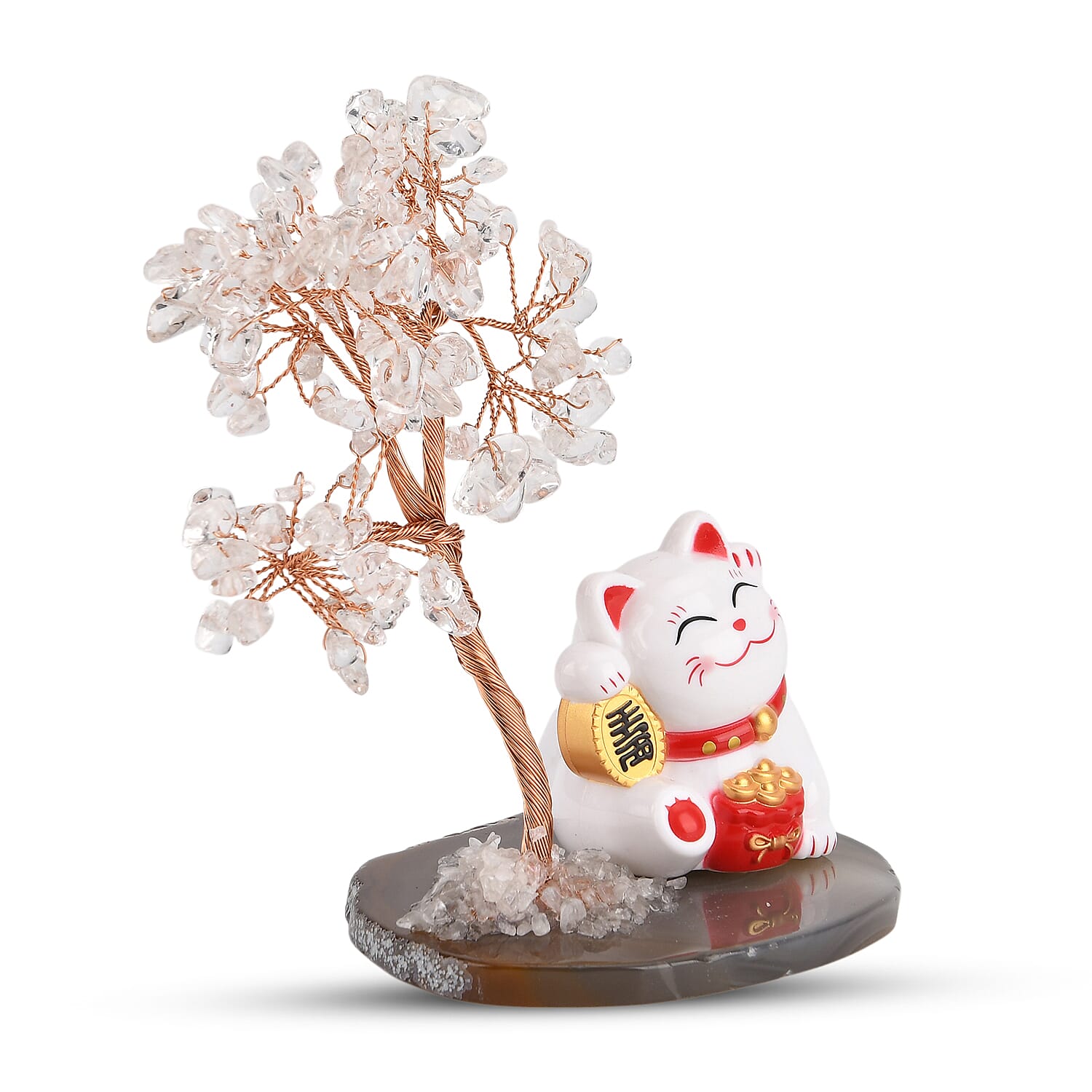 Showpiece (Size - One Size) - White & Purple