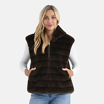 https://tjcuk.sirv.com/Products/83/1/8310044/La-Marey-Faux-Fur-Hoodie-Gilet-Size-8-to-16-Dark-Brown_8310044.jpg?w=342&h=342