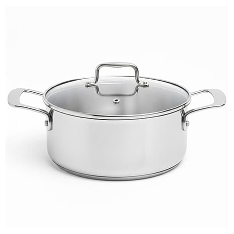 THE COMPLETE KITCHEN IN THE BOX - 3 Tier Stainless Steel Steamer with Glass Lids Multifunctional Hot Pot, Frying, Stewing, - Stir-Fry